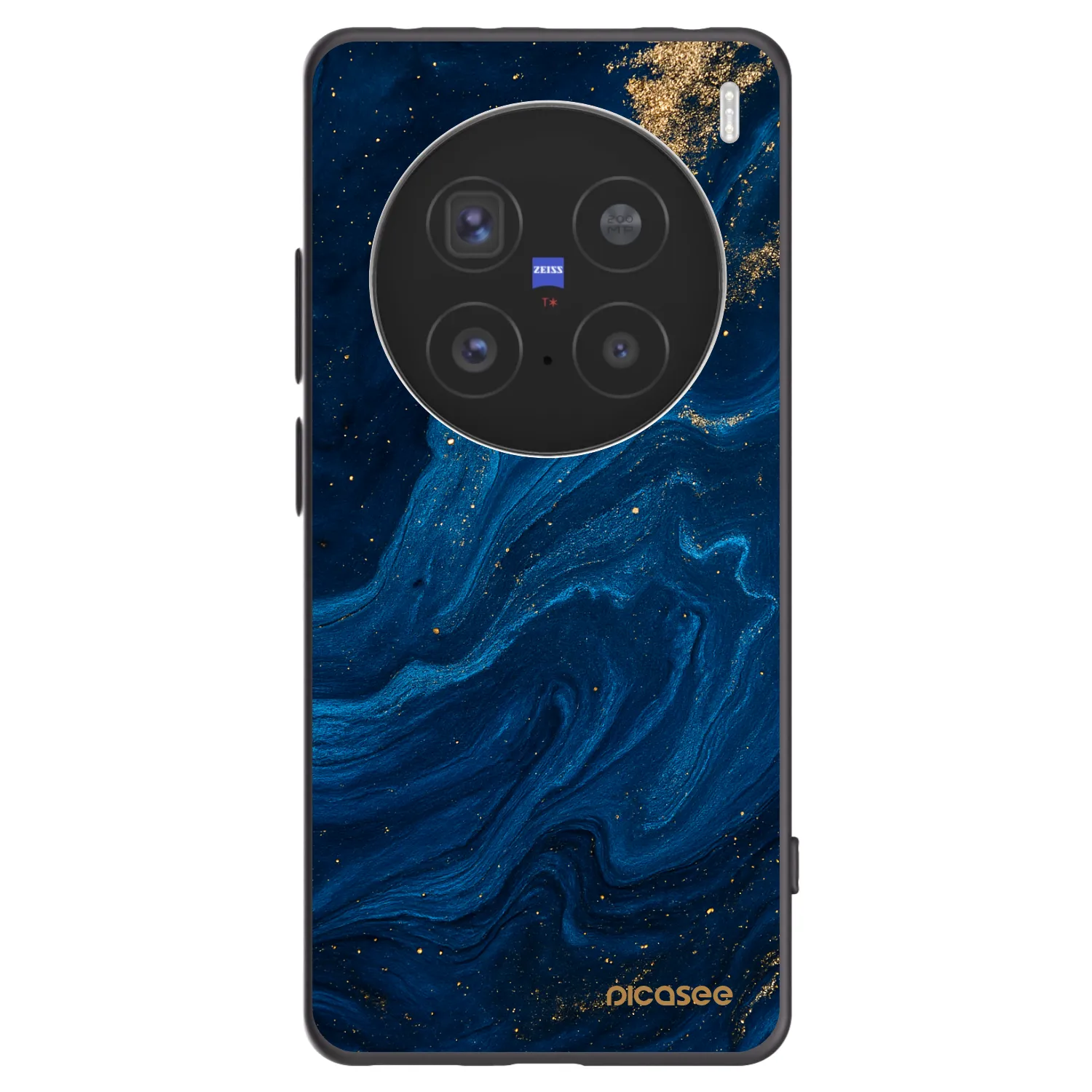 Picasee husă neagră din silicon pentru Vivo X200 Pro - Blue