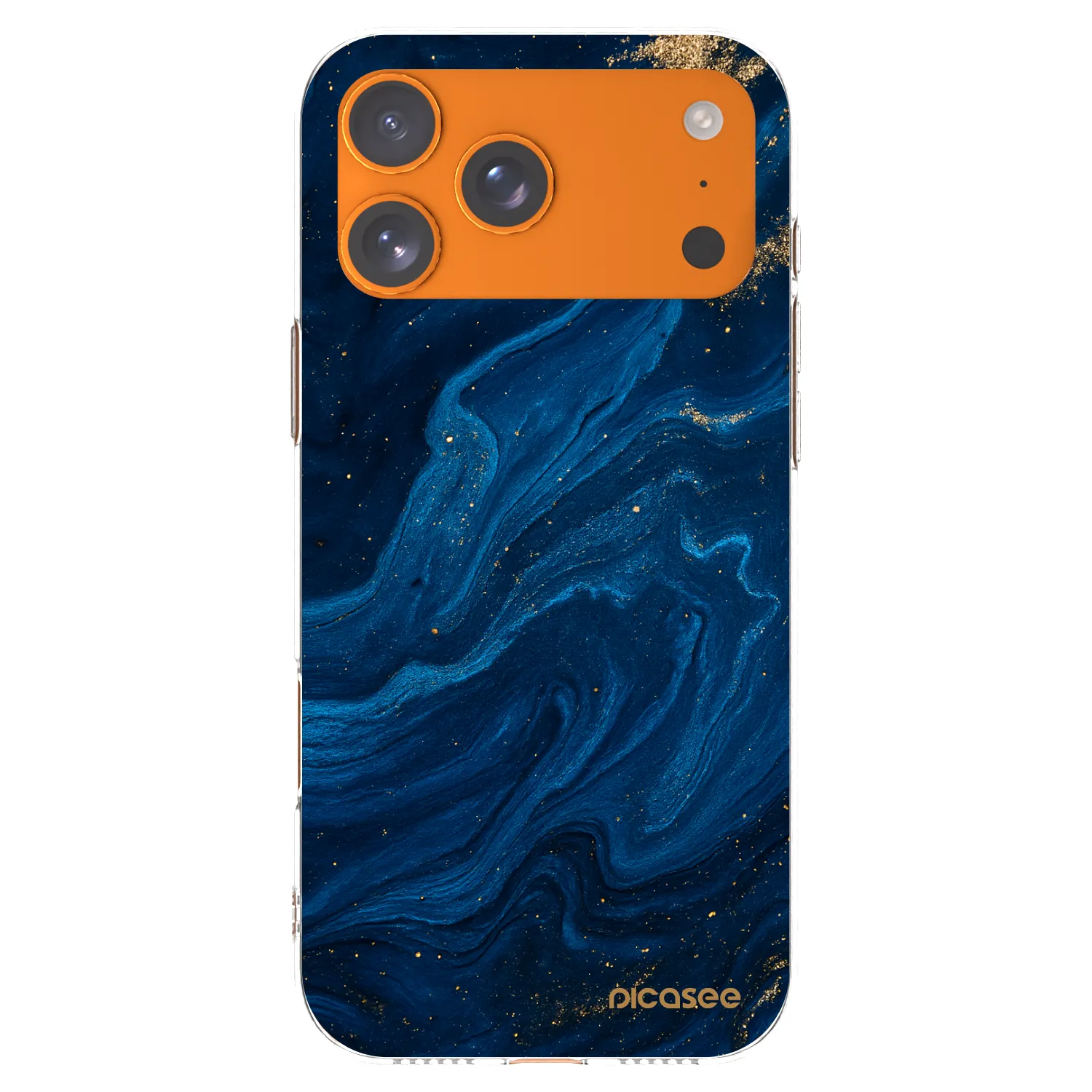 Picasee husă transparentă din silicon pentru Apple iPhone 17 Pro Max - Blue