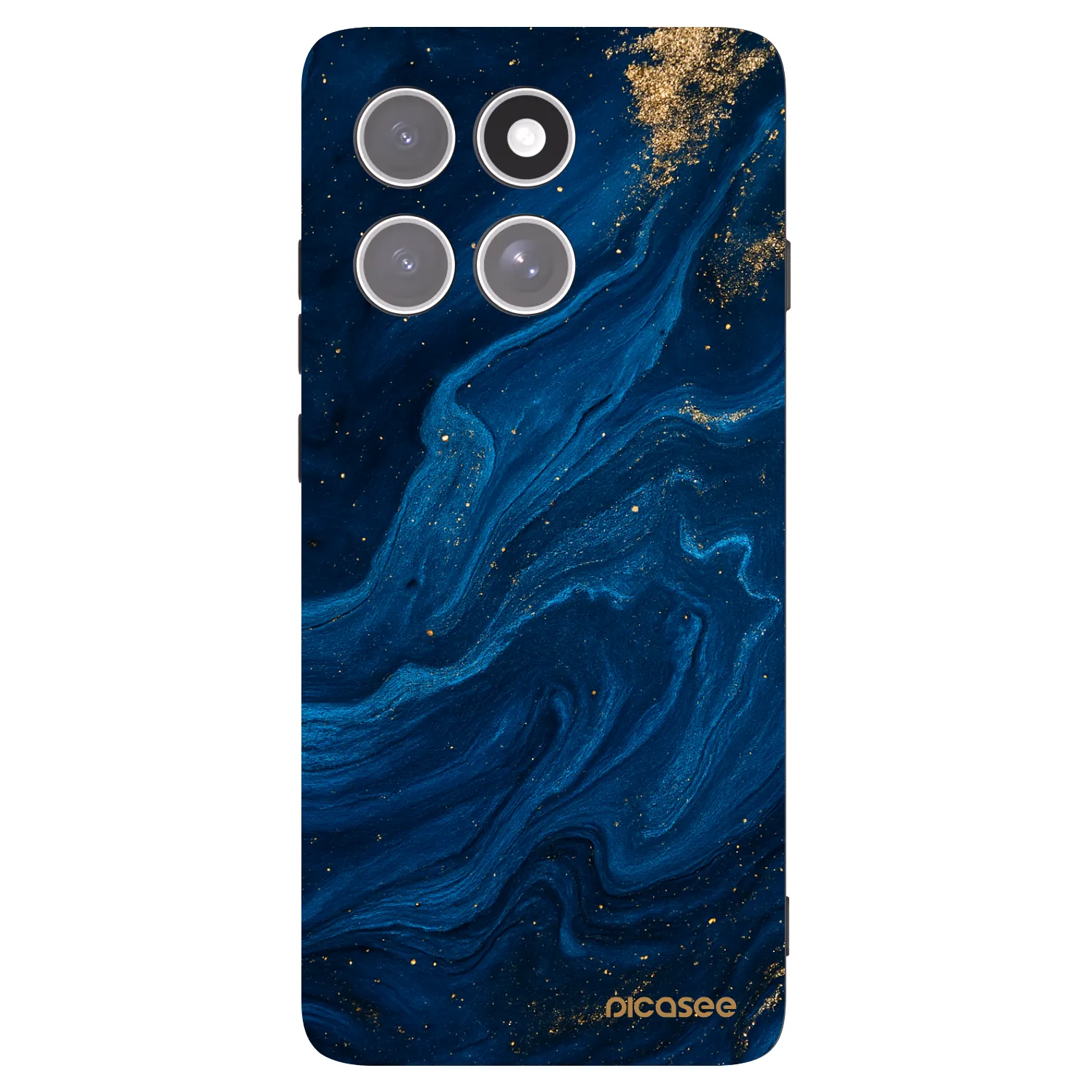 Picasee husă neagră din silicon pentru Motorola Edge 60 Pro - Blue