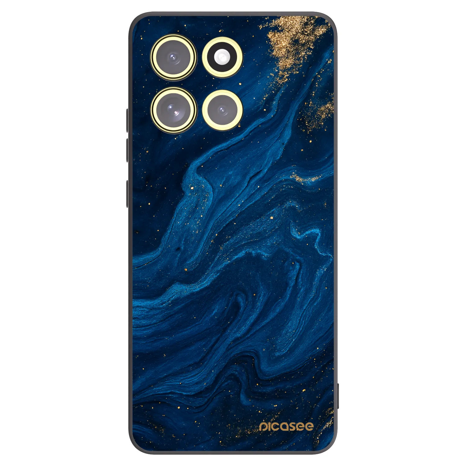 Picasee husă neagră din silicon pentru Motorola Moto G86 5G - Blue