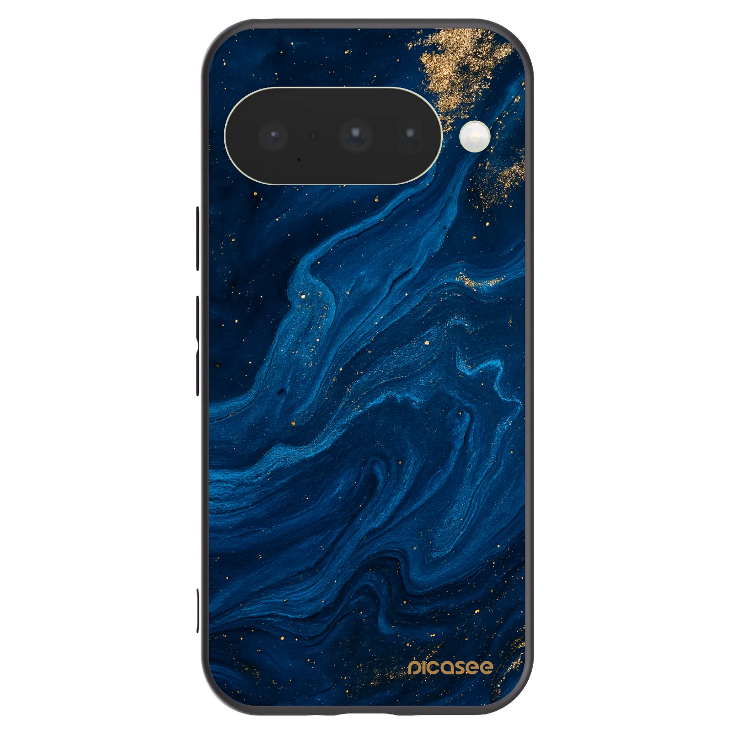 Picasee husă neagră din silicon pentru Google Pixel 10 - Blue