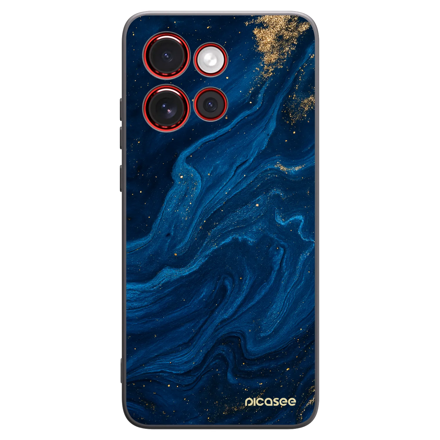 Picasee husă neagră din silicon pentru Motorola Edge 60 Neo 5G - Blue