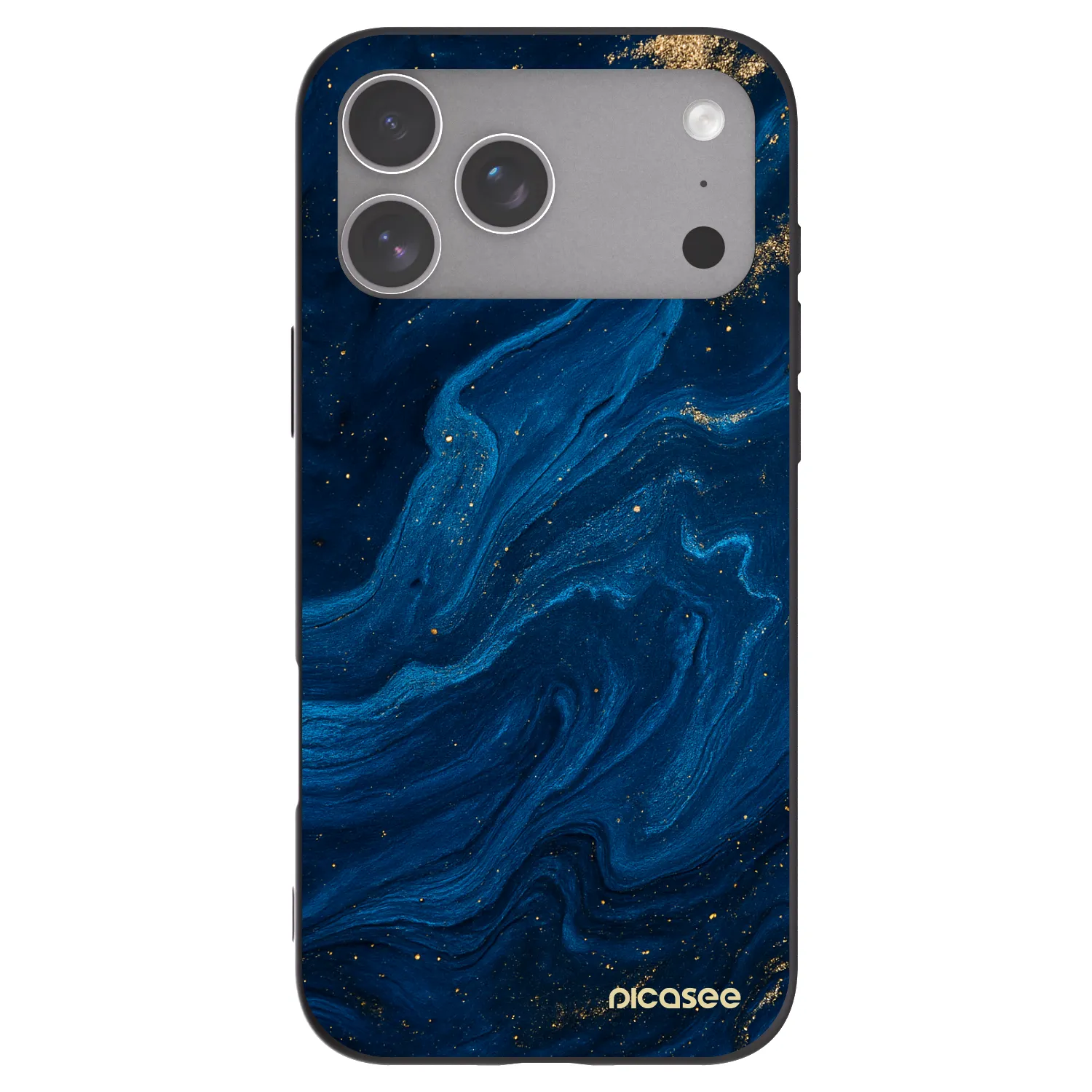 Picasee husă neagră din silicon pentru Apple iPhone 18 Pro Max - Blue