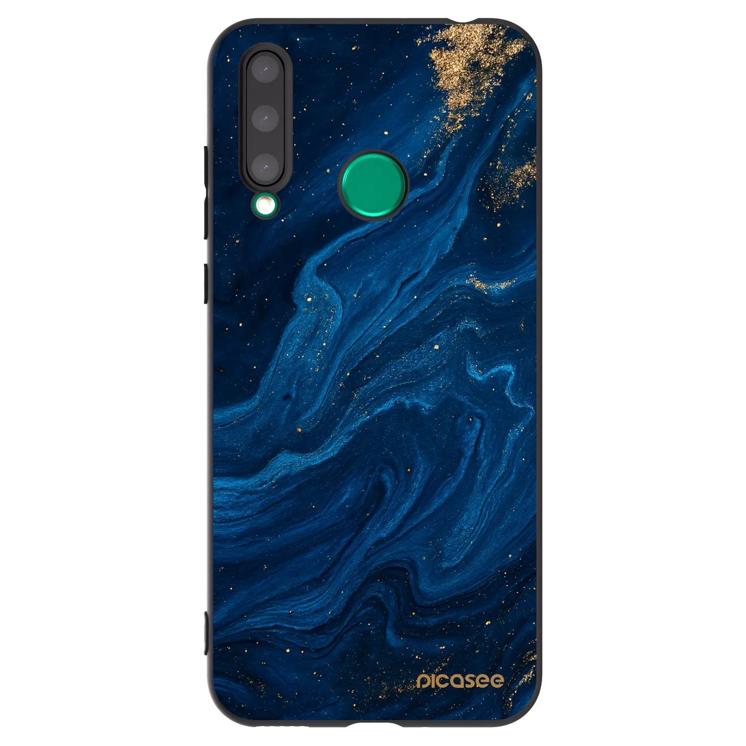 Picasee husă neagră din silicon pentru Honor 20 Lite - Blue