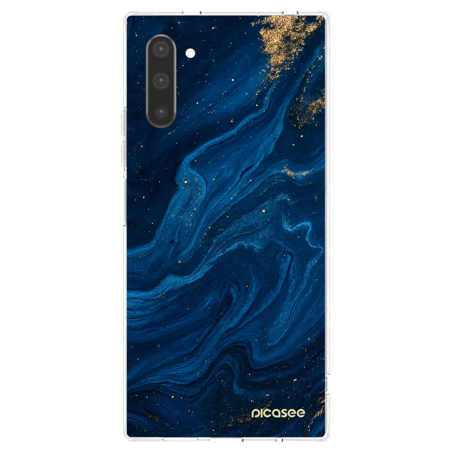 Picasee husă transparentă din silicon pentru Samsung Galaxy Note 10 N970F - Blue