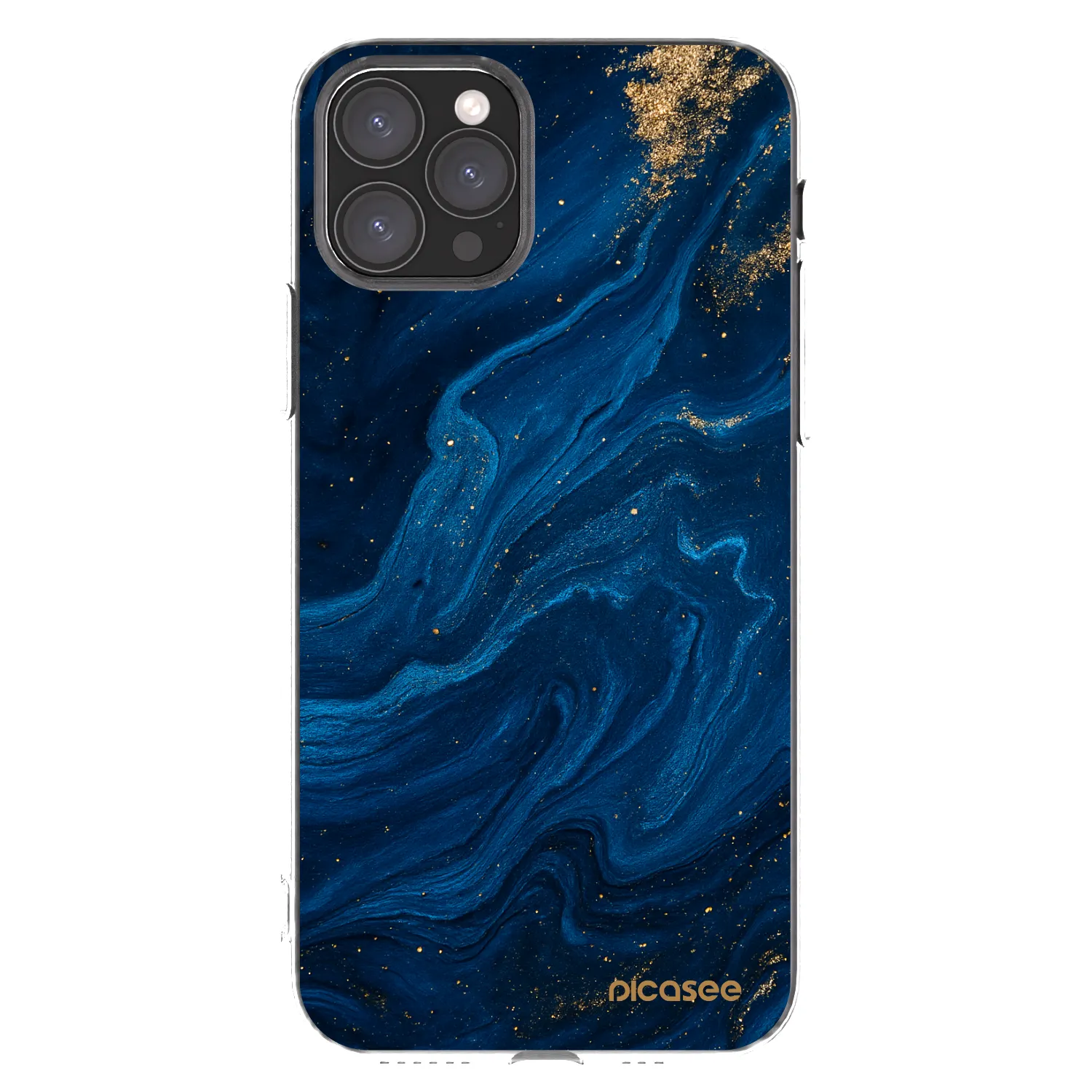 Picasee husă transparentă din silicon pentru Apple iPhone 11 Pro - Blue