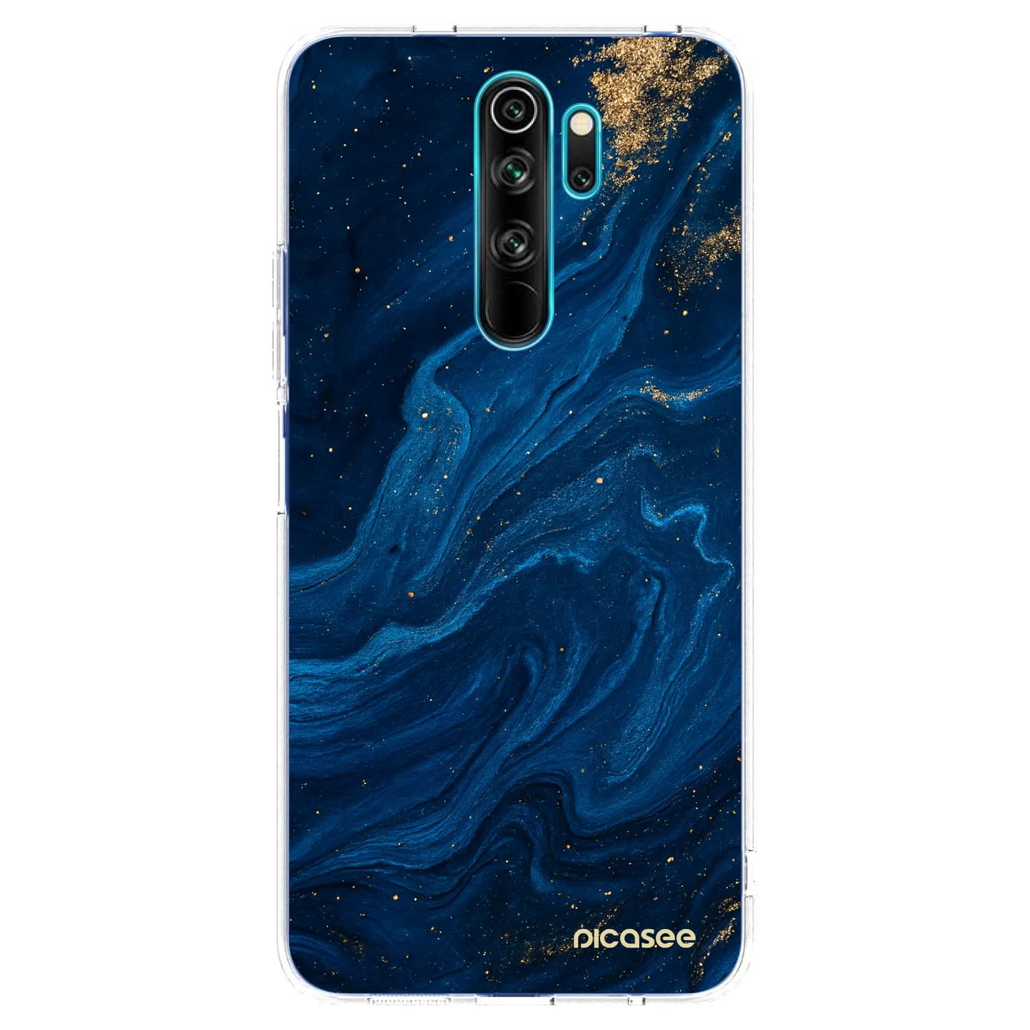 Picasee husă transparentă din silicon pentru Xiaomi Redmi Note 8 Pro - Blue