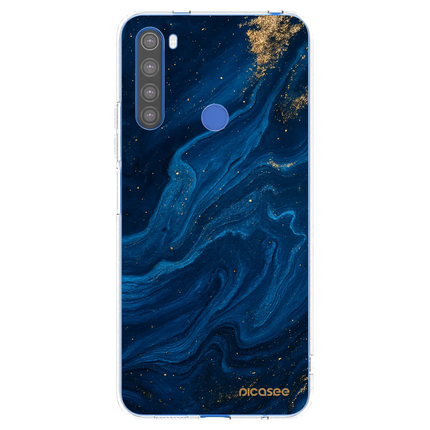 Picasee husă transparentă din silicon pentru Xiaomi Redmi Note 8T - Blue