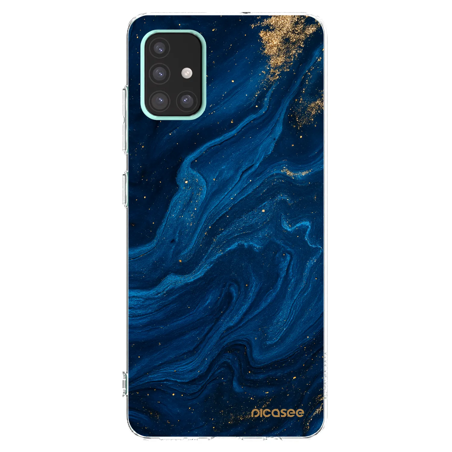 Picasee husă transparentă din silicon pentru Samsung Galaxy A51 A515F - Blue