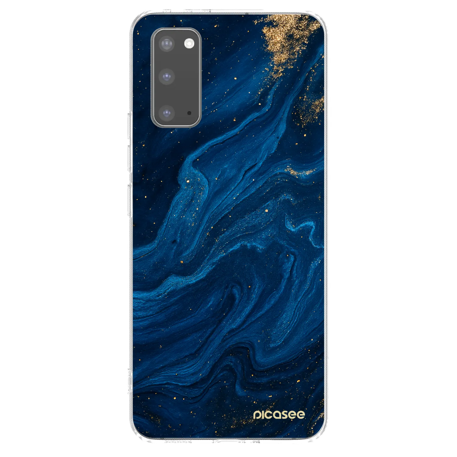 Picasee husă transparentă din silicon pentru Samsung Galaxy S20 G980F - Blue