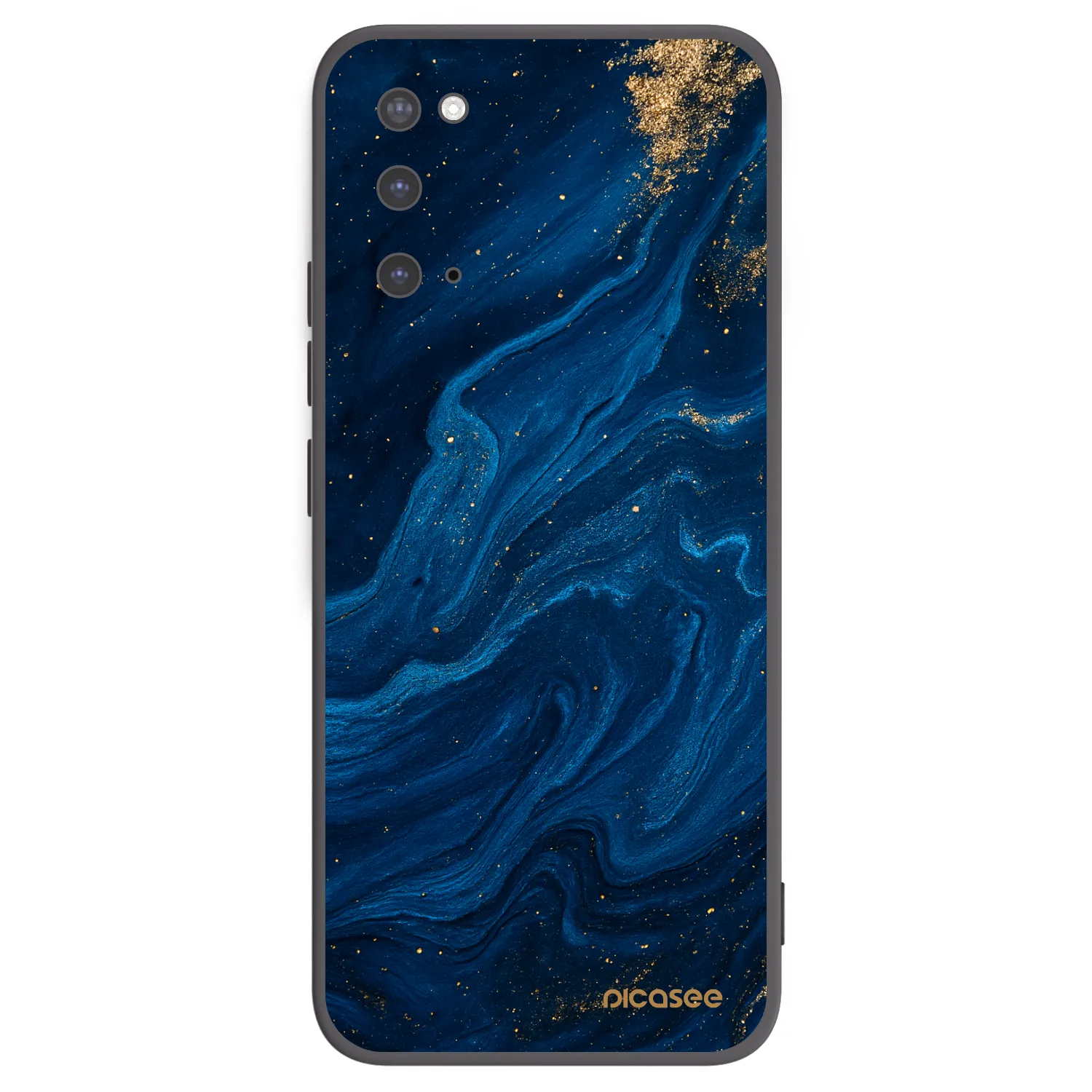 Picasee husă neagră din silicon pentru Samsung Galaxy S20 G980F - Blue
