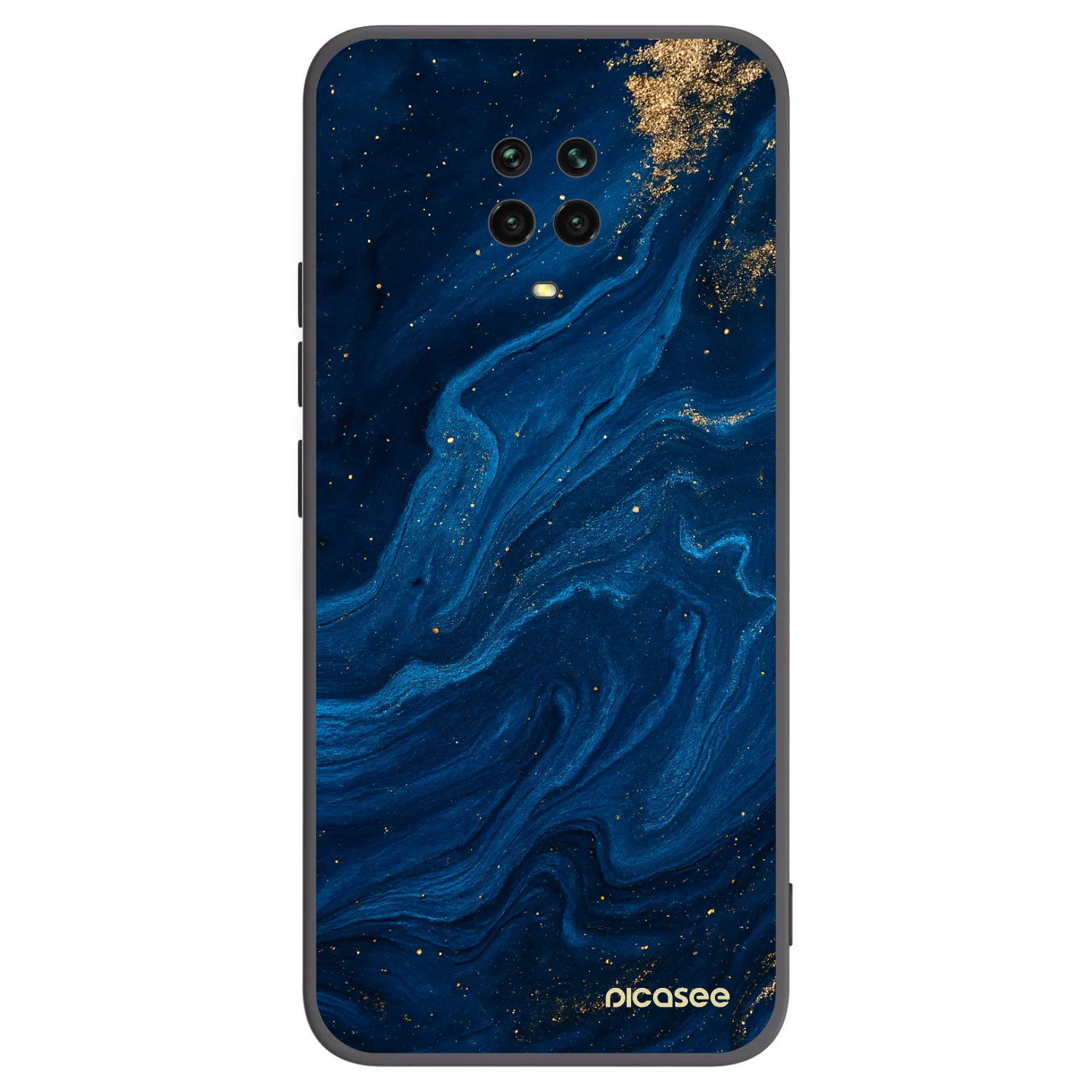 Picasee husă neagră din silicon pentru Xiaomi Redmi Note 9 Pro - Blue