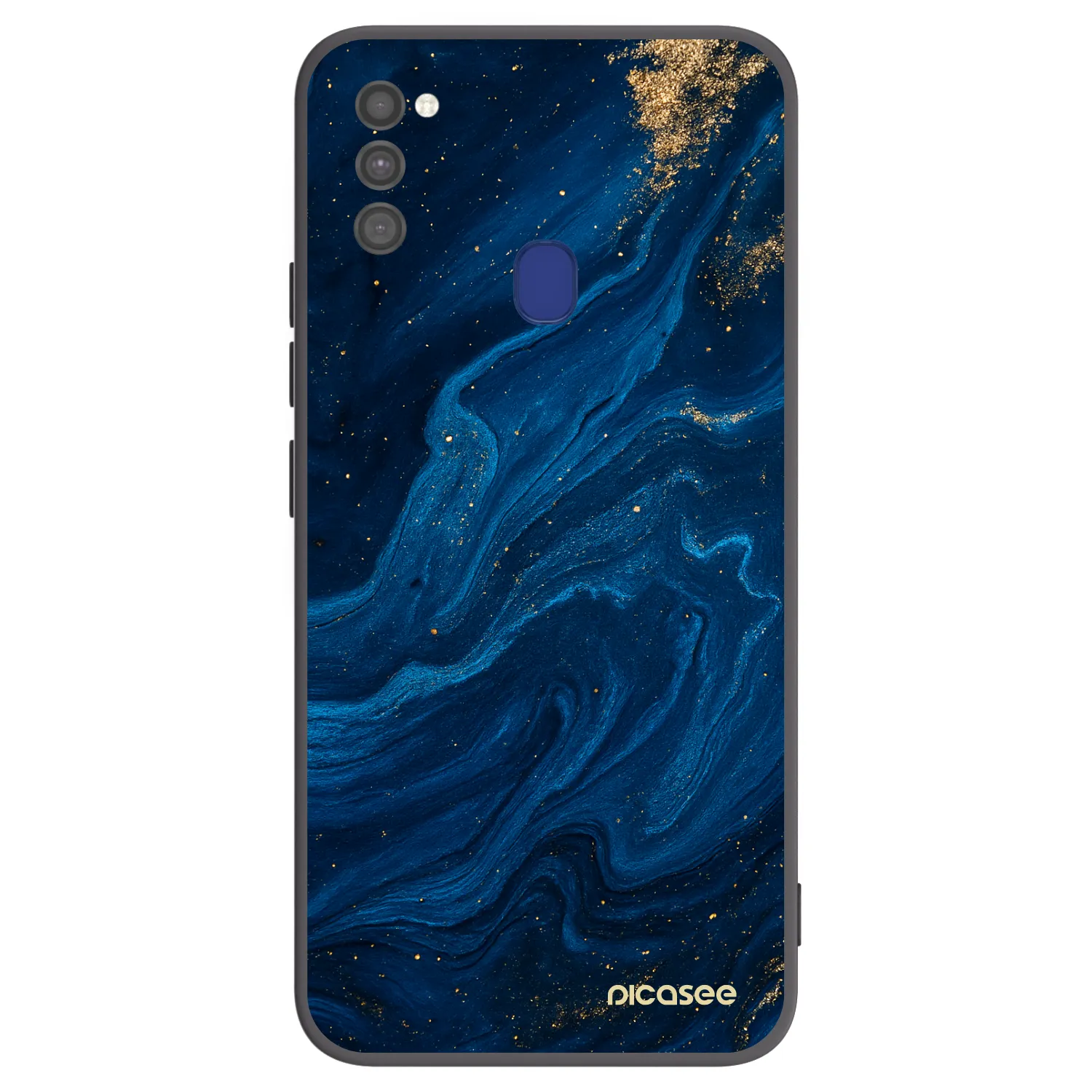 Picasee husă neagră din silicon pentru Samsung Galaxy M21 M215F - Blue