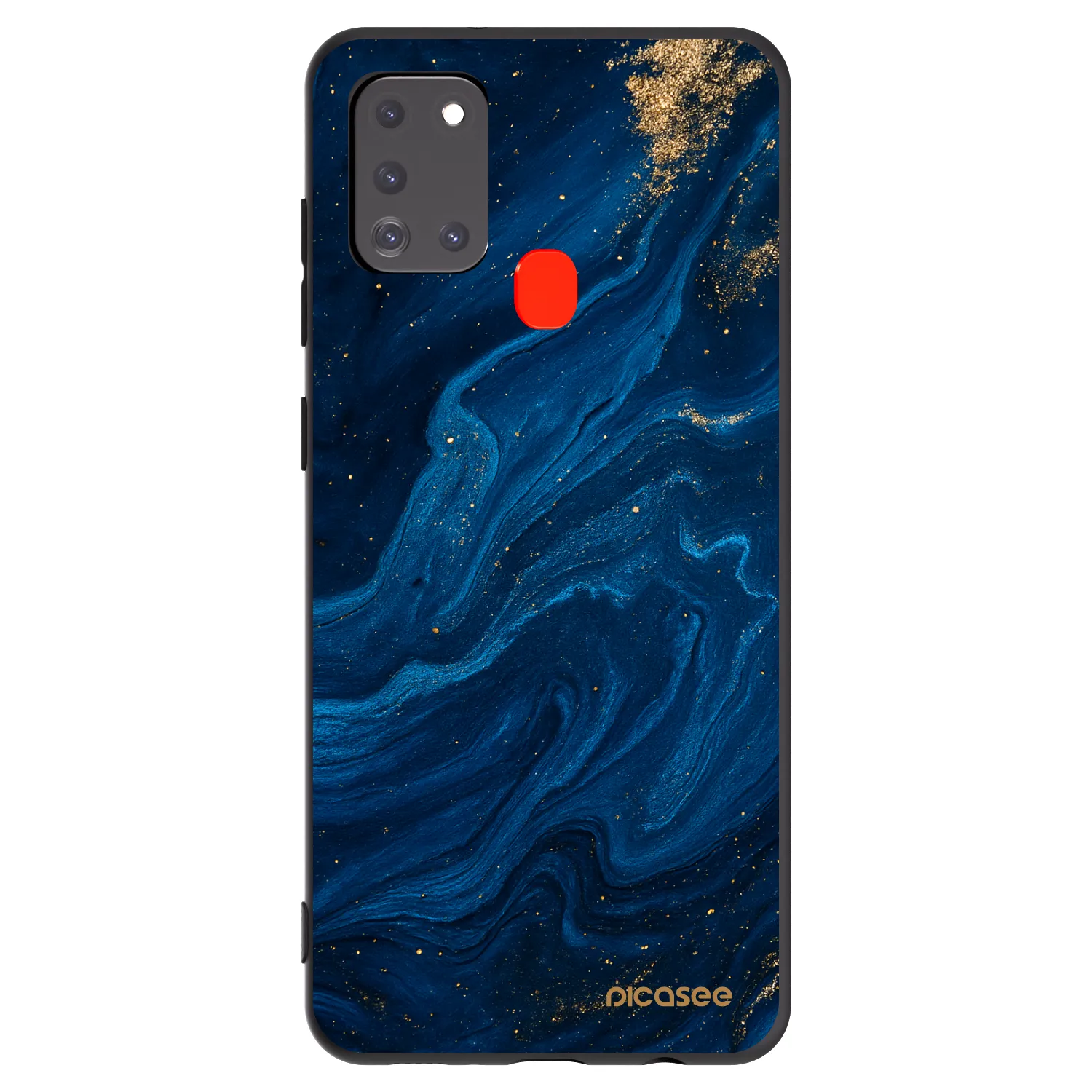 Picasee husă neagră din silicon pentru Samsung Galaxy A21s - Blue