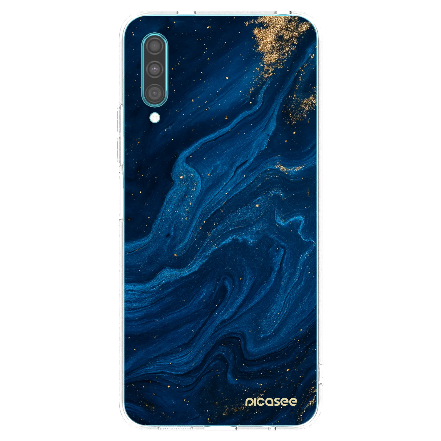 Picasee husă transparentă din silicon pentru Samsung Galaxy A30s A307F - Blue
