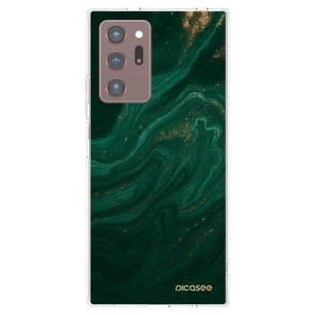Picasee husă transparentă din silicon pentru Samsung Galaxy Note 20 Ultra - Green