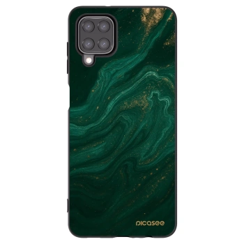 Picasee husă neagră din silicon pentru Samsung Galaxy A12 A125F - Green