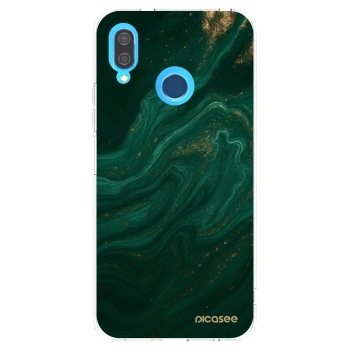 Picasee husă transparentă din silicon pentru Huawei P20 Lite - Green