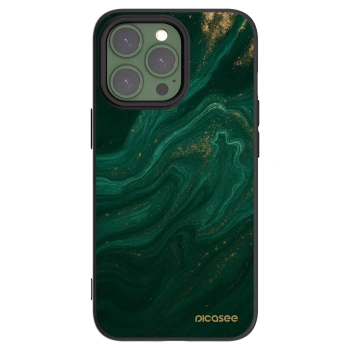 Picasee husă neagră din silicon pentru Apple iPhone 13 Pro - Green