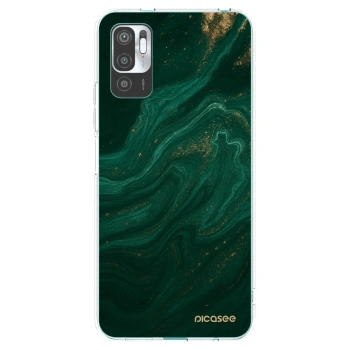 Picasee husă transparentă din silicon pentru Xiaomi Redmi Note 10 5G - Green