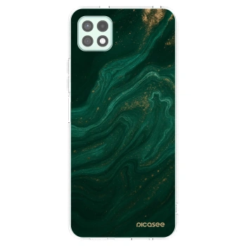 Picasee husă transparentă din silicon pentru Samsung Galaxy A22 A226B 5G - Green