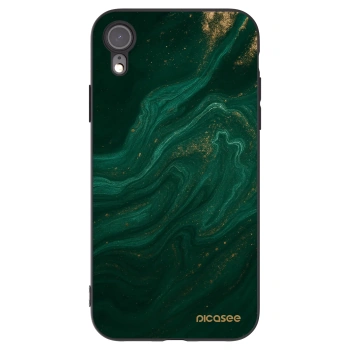 Picasee husă neagră din silicon pentru Apple iPhone XR - Green