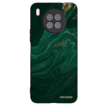 Picasee husă neagră din silicon pentru Huawei Nova 8i - Green