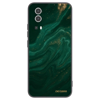 Picasee husă neagră din silicon pentru Vivo Y72 5G - Green