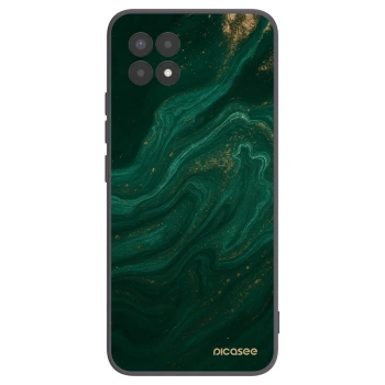 Picasee husă neagră din silicon pentru Realme 8i - Green