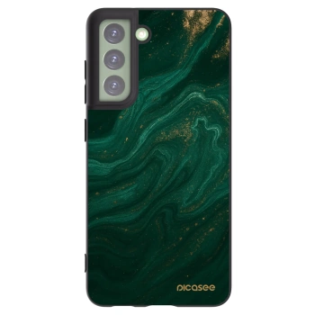 Picasee husă neagră din silicon pentru Samsung Galaxy S21 FE 5G - Green