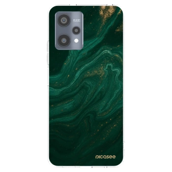 Picasee husă transparentă din silicon pentru Realme 9 Pro 5G - Green