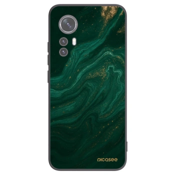 Picasee husă neagră din silicon pentru Xiaomi 12 - Green