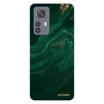 Picasee husă transparentă din silicon pentru Xiaomi 12 Pro - Green