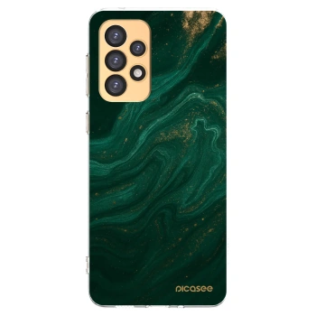 Picasee husă transparentă din silicon pentru Samsung Galaxy A33 5G A336 - Green