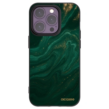Picasee husă neagră din silicon pentru Apple iPhone 14 Pro - Green