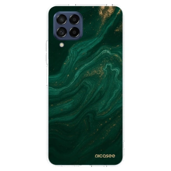 Picasee husă transparentă din silicon pentru Samsung Galaxy M53 5G - Green