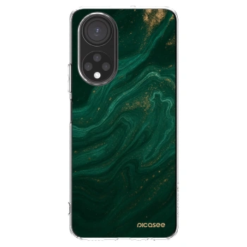 Picasee husă transparentă din silicon pentru Honor X7 - Green