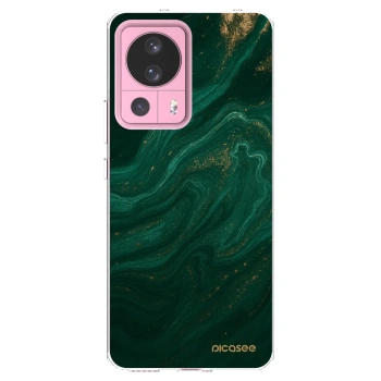 Picasee husă transparentă din silicon pentru Xiaomi 13 Lite - Green