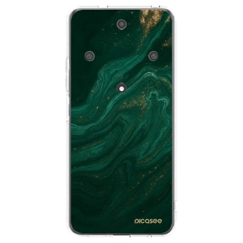 Picasee husă transparentă din silicon pentru Honor Magic5 Lite 5G - Green
