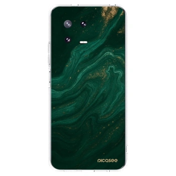 Picasee husă transparentă din silicon pentru Xiaomi 13 Pro - Green