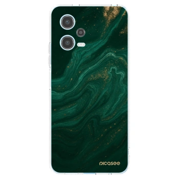 Picasee husă transparentă din silicon pentru Xiaomi Redmi Note 12 5G - Green