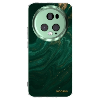 Picasee husă transparentă din silicon pentru Honor Magic5 Pro - Green