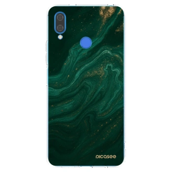 Picasee husă transparentă din silicon pentru Huawei Nova 3 - Green