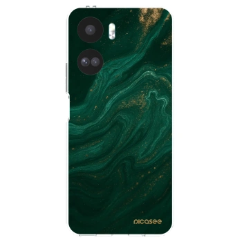Picasee husă transparentă din silicon pentru Honor 90 Lite 5G - Green