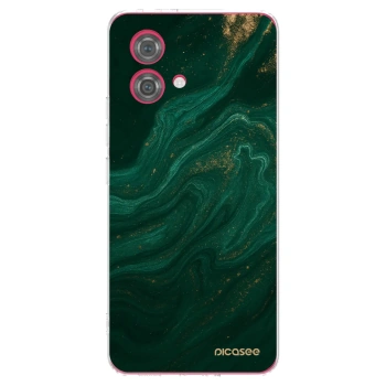 Picasee husă transparentă din silicon pentru Motorola Moto G84 5G - Green