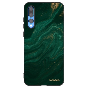 Picasee husă neagră din silicon pentru Huawei P20 Pro - Green