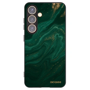 Picasee husă neagră din silicon pentru Samsung Galaxy S24 S921B 5G - Green