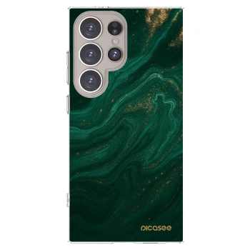 Picasee husă transparentă din silicon pentru Samsung Galaxy S24 Ultra S928B 5G - Green