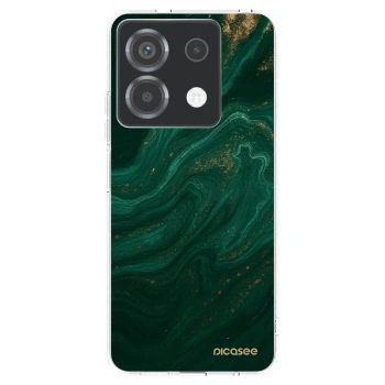 Picasee husă transparentă din silicon pentru Xiaomi Poco X6 - Green
