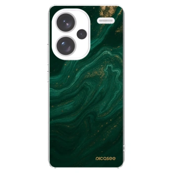 Picasee husă transparentă din silicon pentru Xiaomi Redmi Note 13 Pro+ 5G - Green